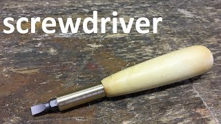 Homemade screwdriver | how to make screwdriver handle without lathe