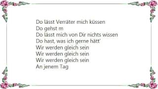 Westernhagen - Wir Werden Gleich Sein Lyrics