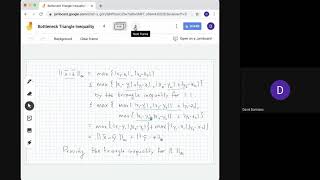 Bottleneck Distance Triangle Inequality - Damiano - 2020