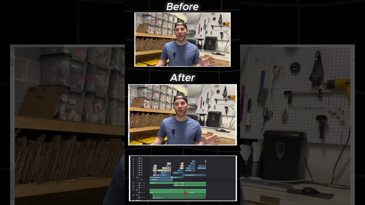ReEdited @CoachCommerce  talking head video on Davinsi.#videoediting