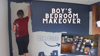 BOY'S BEDROOM MAKEOVER PT 1 | Kids' Room Ideas on a Budget