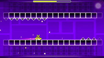Geometry Dash lvl 2 (back on track) beaten with all 3 coins