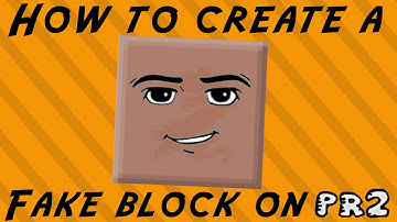 Fake Block Tutorial [Platform Racing 2]