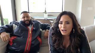 Demi Lovato's with DJ Khaled Facebook Live - November 3