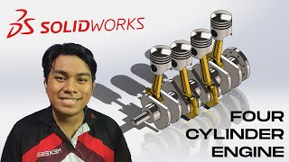 Mastering SOLIDWORKS: FourCylinder Engine Design Tutorial