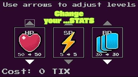 How to change your STATS! - Block Tales