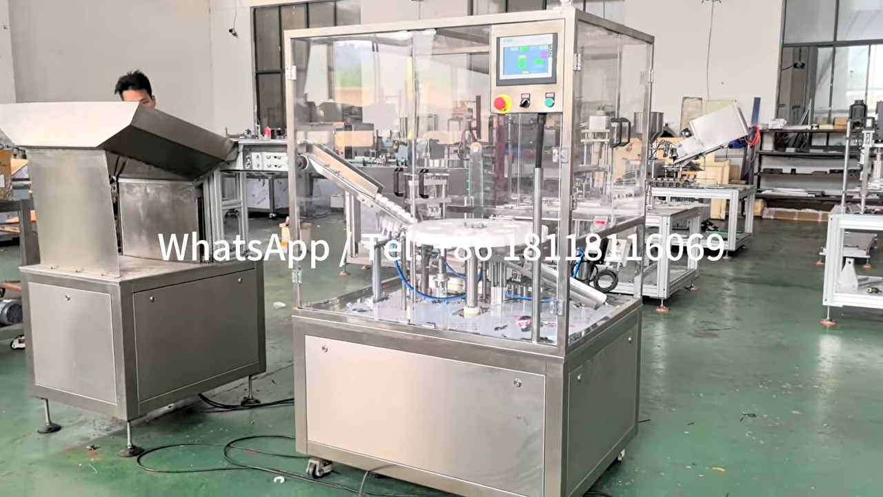 Automatic UV Glue / Adhesive Dispensing Syringe Filling Capping Machine ...