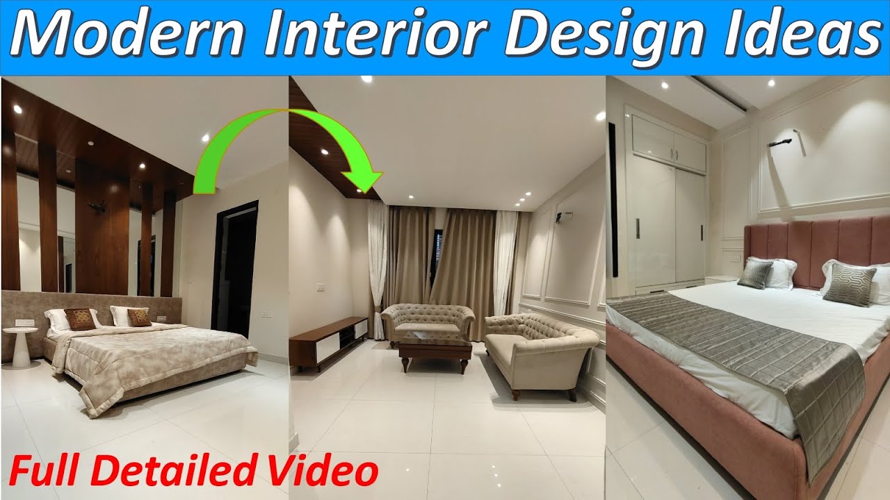 Latest interior design | 1350 sq feet house plan | 3BHK house Interior ...