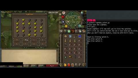 Oldschool Runescape Lightbox Solver