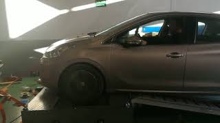 Testing 2WD dyno with a small Peugeout
