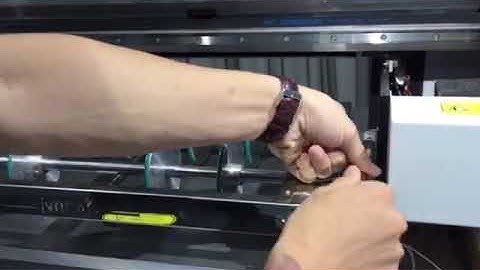 How to install the mug jig on NC-UV0406 uv printer