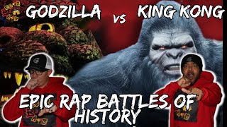 BEST EPIC BATTLE YET!!! | Epic Rap Battles of History - Godzilla vs. King Kong Reaction