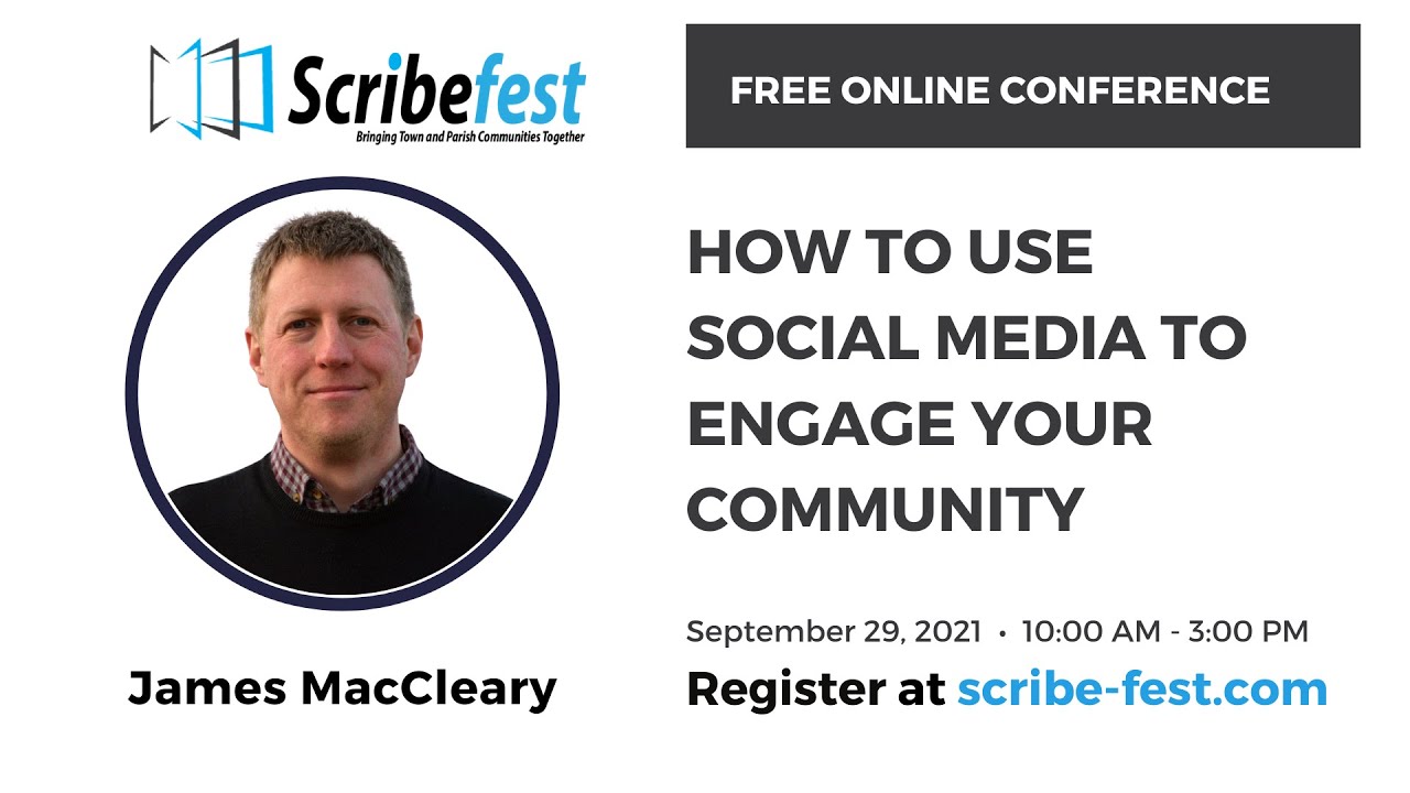 Scribefest   Introducing Speaker   James MacCleary on Social Media Engagement