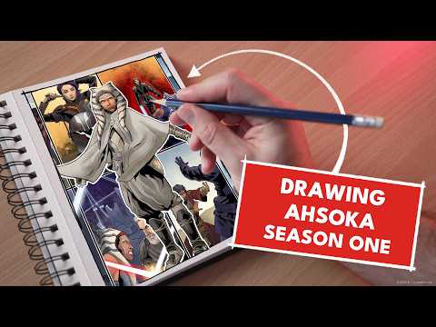 Drawing Star Wars: Ahsoka Season 1 (ft. Artist Will Sliney) | Star Wars Illustrated
