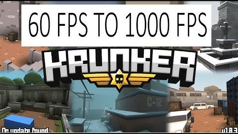 how to boost your fps in krunker (KRUNKER.IO)