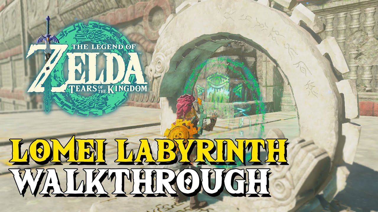 Zelda Tears Of The Kingdom Lomei Labyrinth Full Walkthrough YouTube