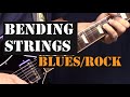 Learn Bending Strings on guitar - common notes to bend on guitar