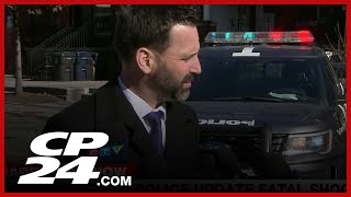 Police provide update on man shot dead in Toronto's west end