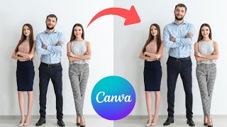 Increase Height in Canva - Easy Photo Editing Trick! 📏