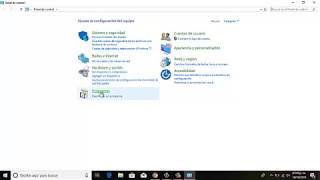Como desinstalar  programas en panel de control facil y rapido