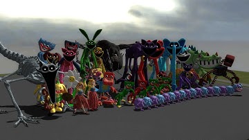 Surviving All Chapter 1, 2, 3, and 4 Poppy Playtime Monsters | Garry