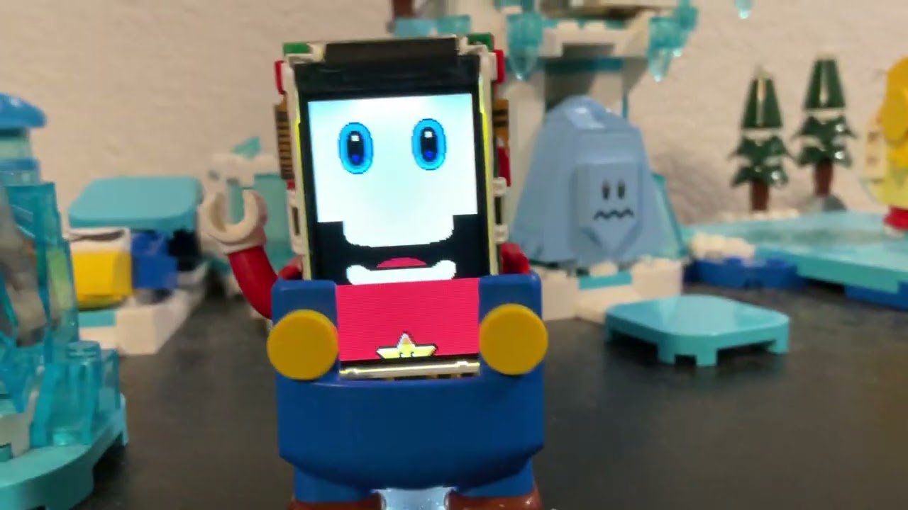 Can an inside lego Mario defeat bowser? Walking in the snow?