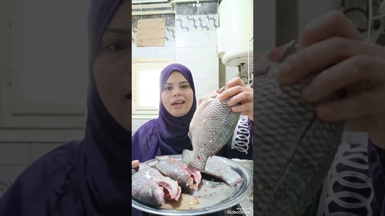 Гигантская жареная рыба