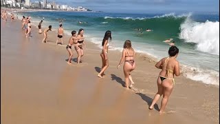 🇧🇷 Leblon Beach A Perfect Day at Brazil