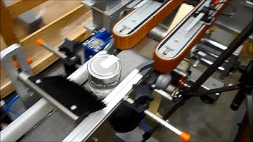 Labelling system for glass jars