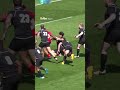 Rugby action as hot as the weather