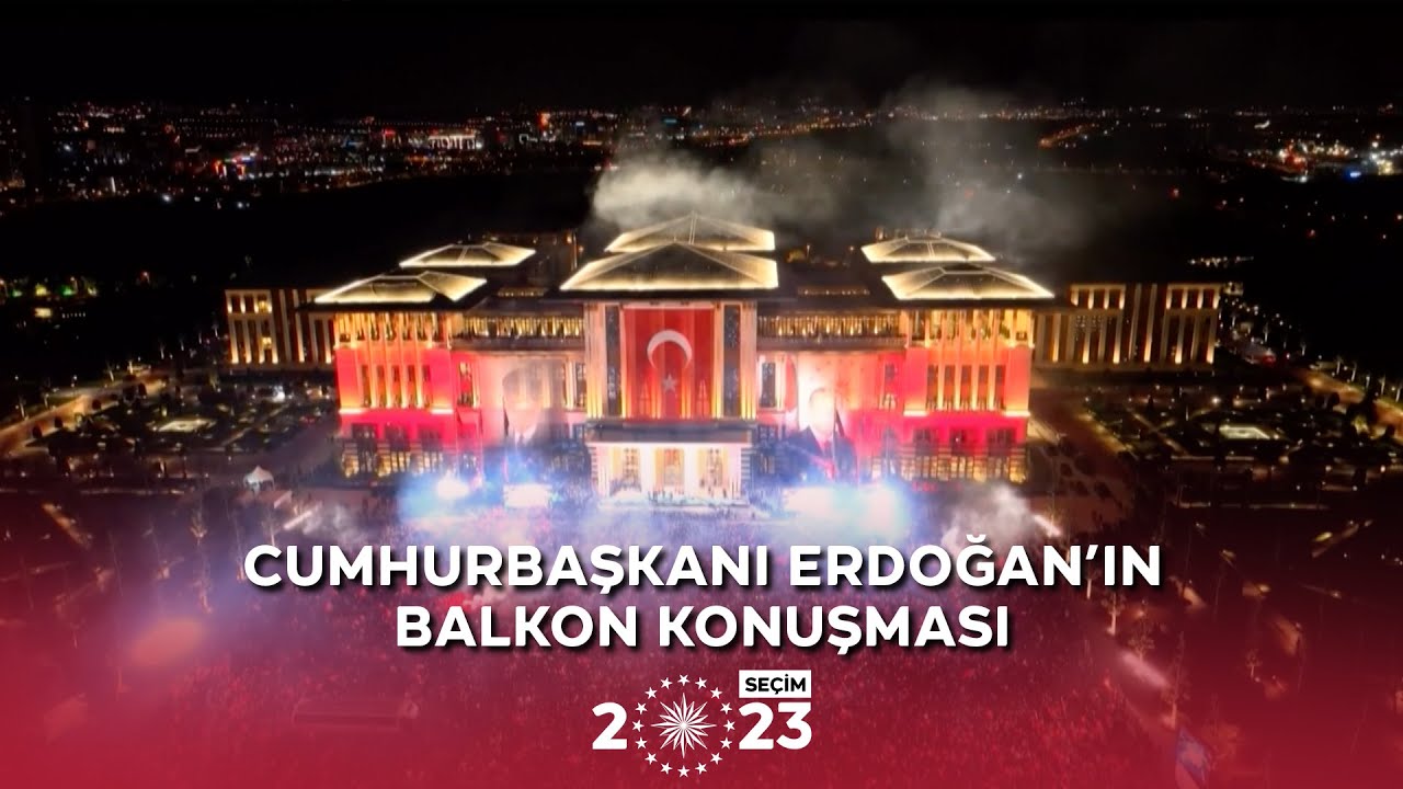 ⁣Cumhurbaşkanı Erdoğan'ın balkon konuşması / Seçim 2023