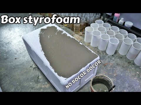 CARA AGAR BOX STYROFOAM GAK BOCOR UNTUK PELIHARA IKAN CUPANG