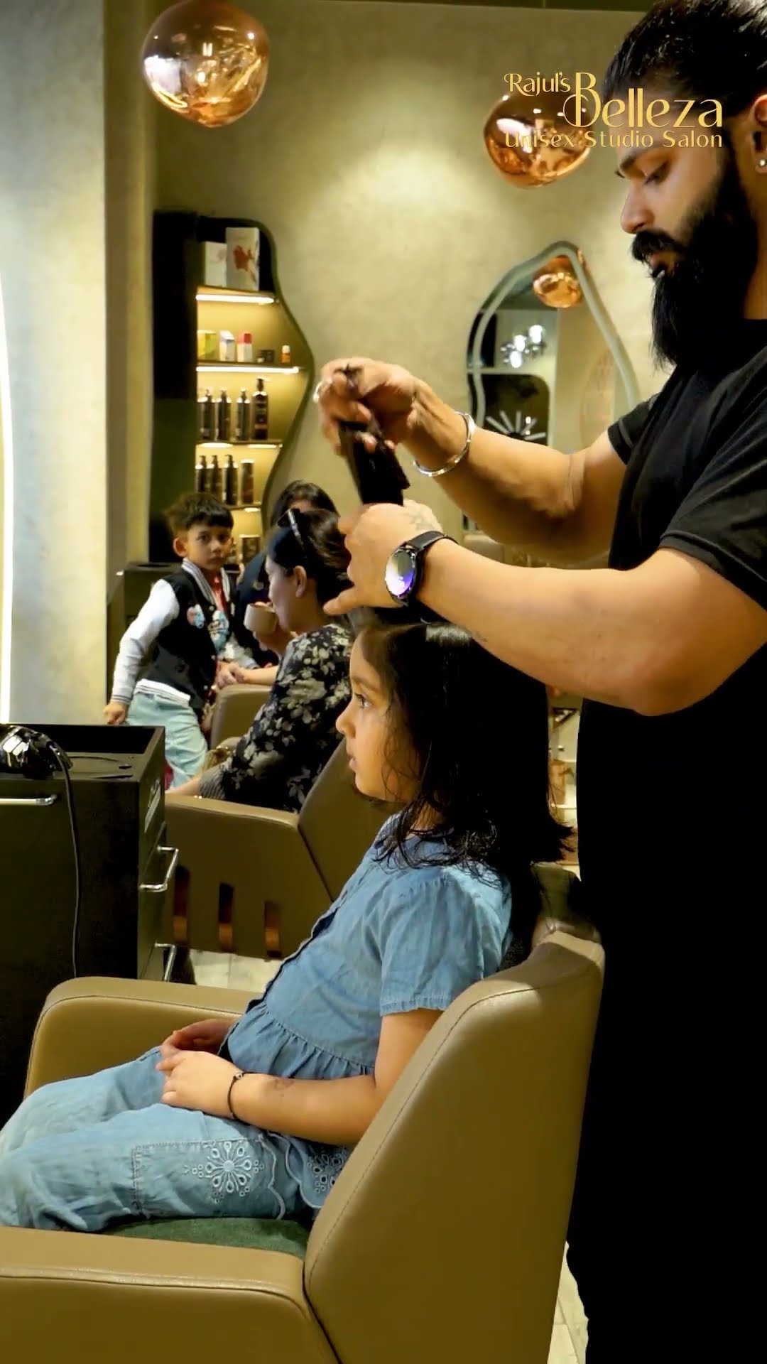 🎉 Fun Kids’ Hair Styling at Belleza Salon | DESENO MEDIA AGENCY Portfolio | Style & Smiles ✂️