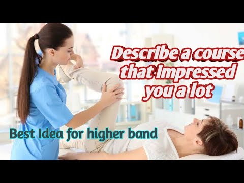 Describe a course that impressed you a lot cue card | Jan to Apr 2022 cue  card - YouTube