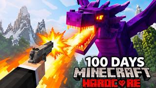 I Spent 100 Days In RLCRAFT EXPERT MODE In HARDCORE Minecraft
