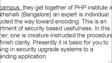 PHP Course In Bangalore