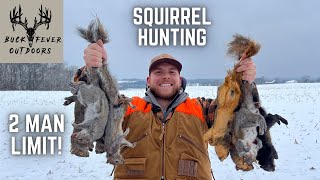 Snowy SQUIRREL HUNT | 10 Tree Rats Go Down!