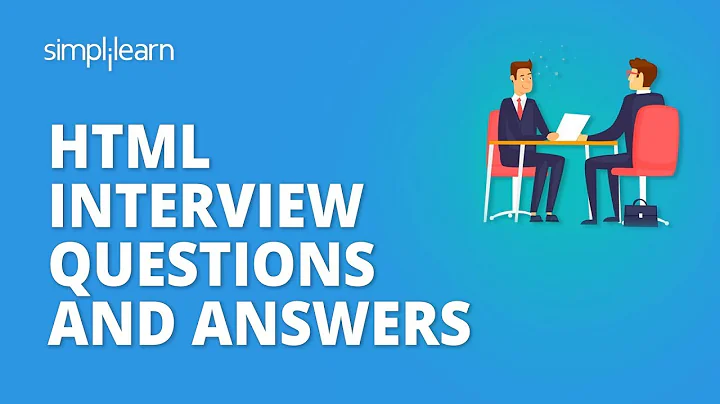 HTML Interview Questions And Answers | HTML Interview Preparation | Simplilearn