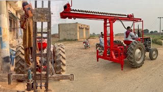 Manufacturing process of Water well drilling machine with out tools it local workshop