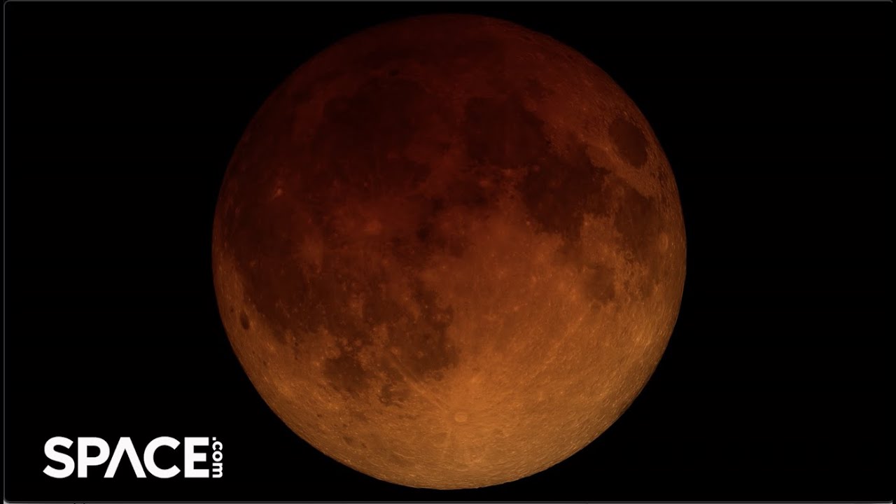 What time is the Super Flower Blood Moon lunar eclipse?