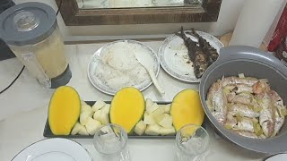 Melon,mango and Paksiw Na Bisugo