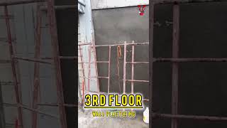 DREAM HOME - Third Floor Wall Plastering #shortsviral #shorts #dreamhome