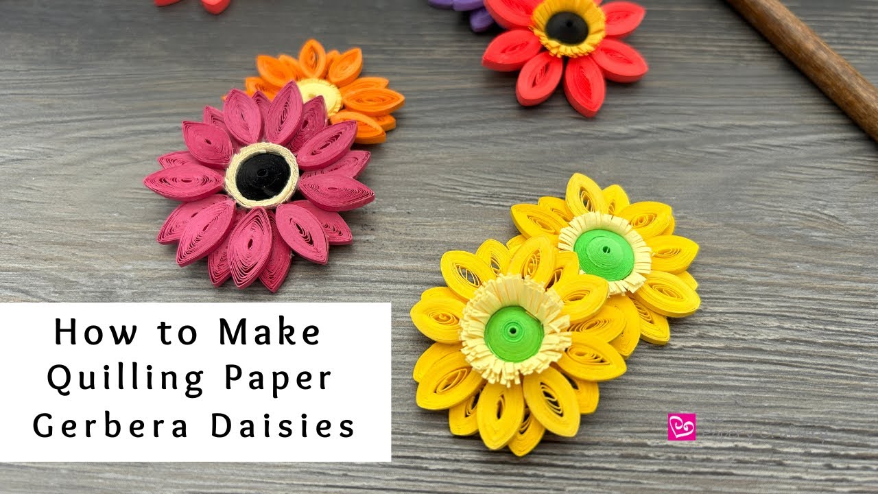 How to Make 3 Quilling Paper Flower Buds - The Papery Craftery