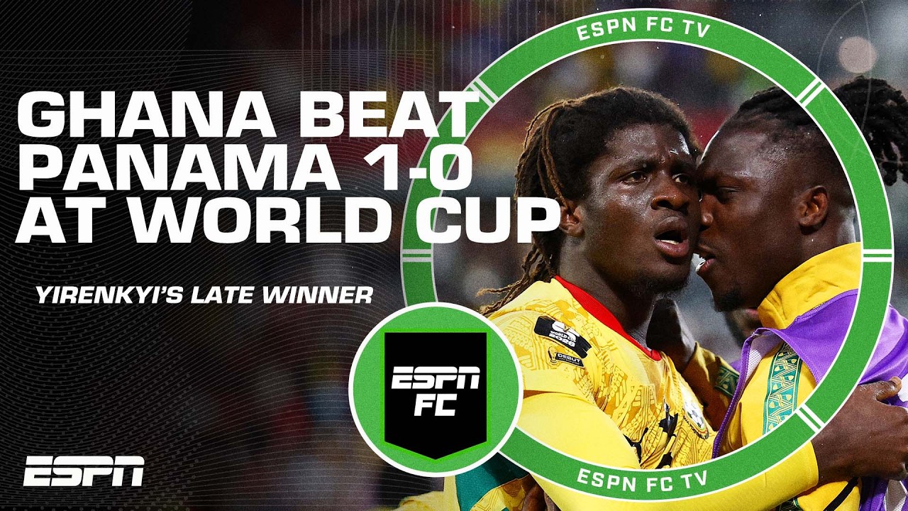 ‘GIVE GHANA CREDIT!’ Caleb Yirenkyi scores stoppage time winner vs. Panama | ESPN FC