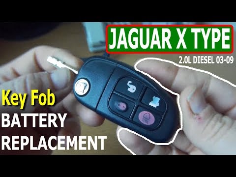 Jaguar X Type key fob BATTERY REPLACEMENT