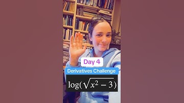 Day 4 Derivatives Challenge 🎉logarithmic derivatives + chain rule + power rule + sat math prep #fyp