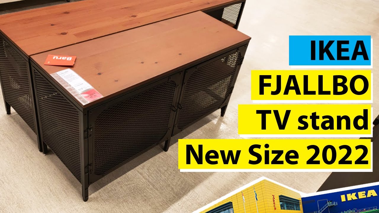 Ikea FJALLBO TV stand 2022 new size - YouTube