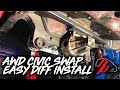1000HP AWD Civic Gets An EASY Rear Diff Install