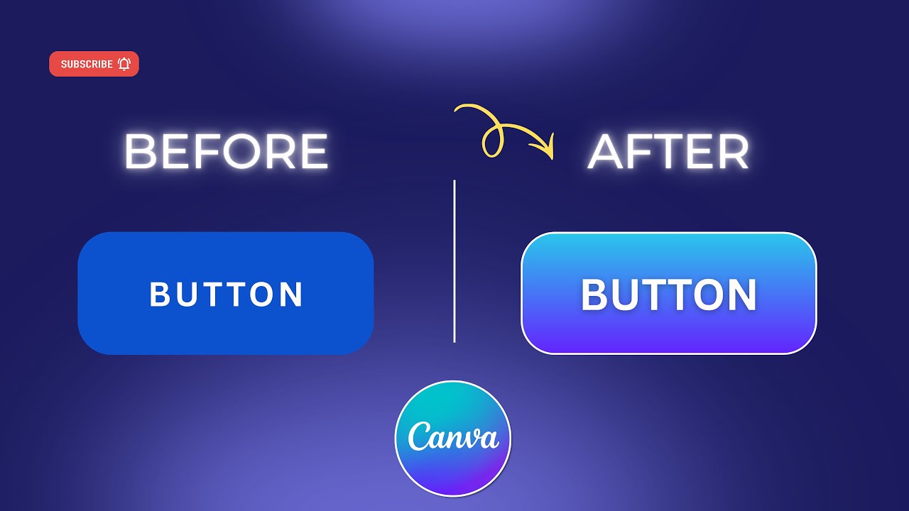 Make Buttons POP in Canva | Easy Gradient Button Tutorial 🔥 - YouTube