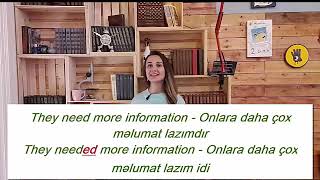 37-Ci Dərs Past Simple Tense Positive Sentences Keçmiş Sadə Zaman Təsdiq Cümlələr